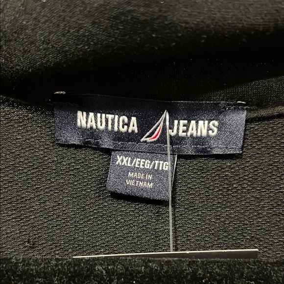 Nautica Black and White Sleeveless Tiered Sundress - Picture 2 of 6